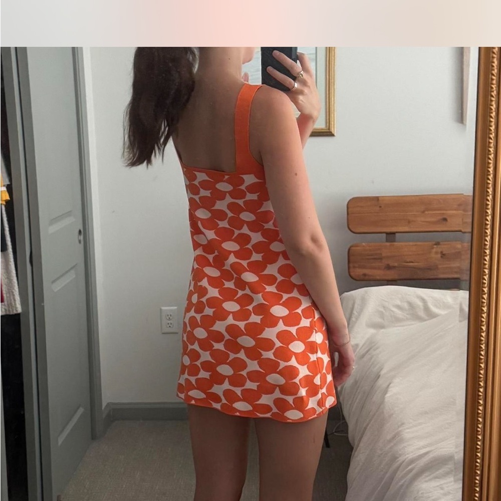 Zara A Line Floral Dress - Picture 2 of 2